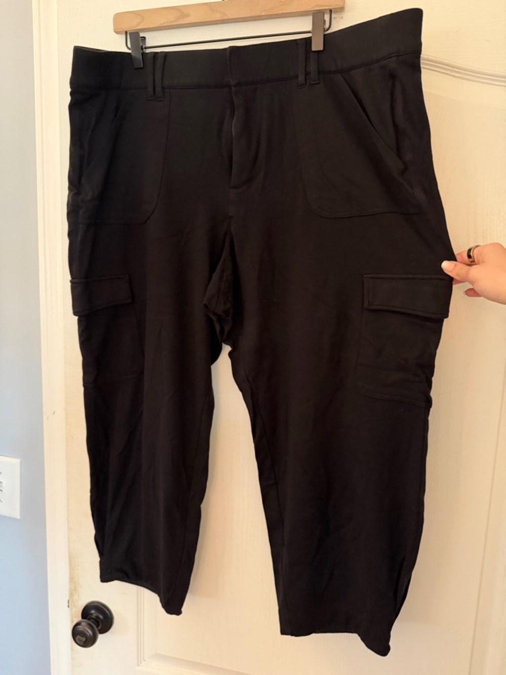 torrid Black Wide Leg Cargo Pants